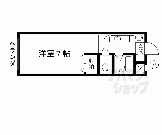 【コーポイチハラ】間取