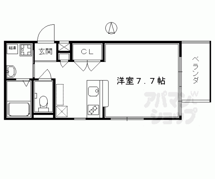 【ネオガーランド御所南】間取