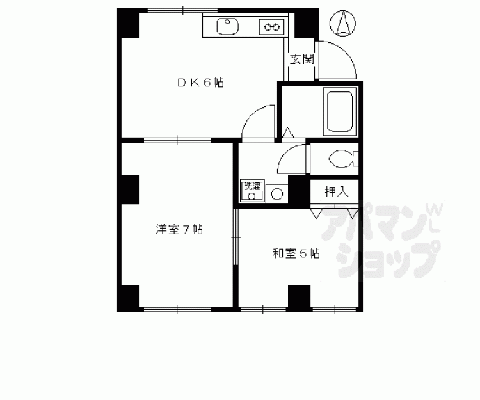 【サンハイツ】間取