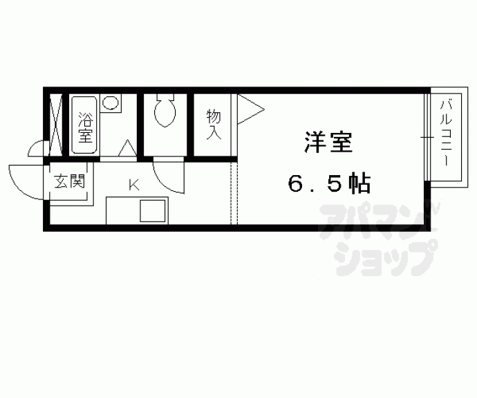 【アメニティ伏見稲荷】間取