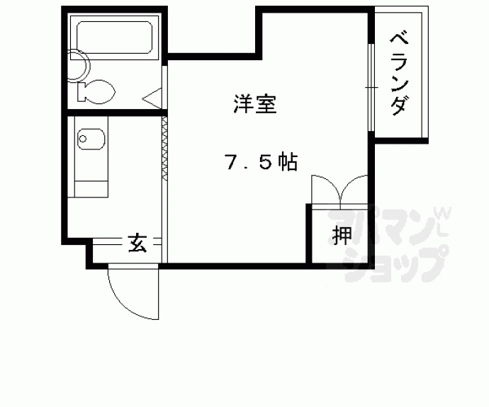 【メゾン・ふらんそわ】間取