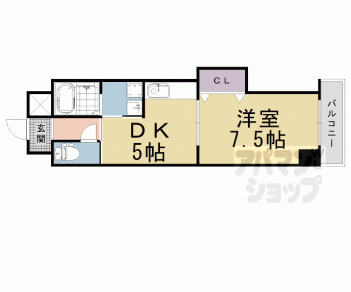 【クレアール南】間取