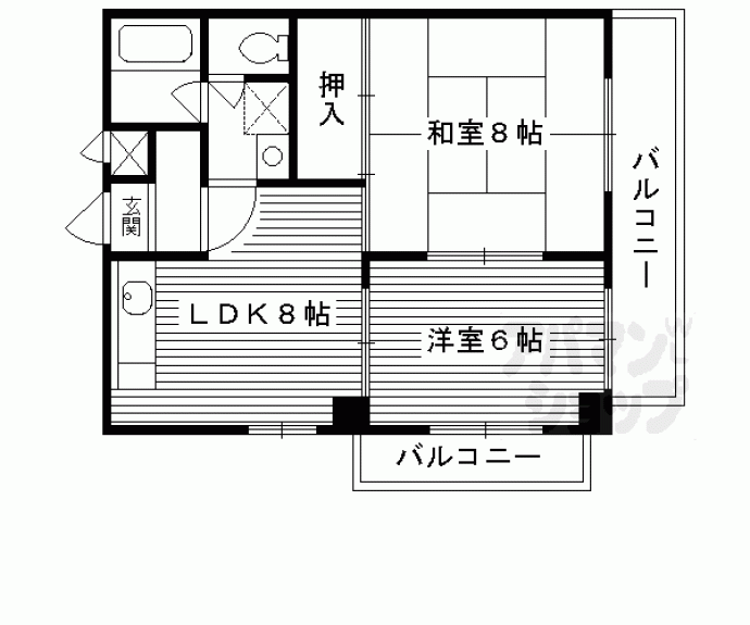 【ＣＡＳＡ　ＮＡＤＡ】間取