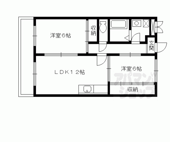 【サンライフ桃山】間取