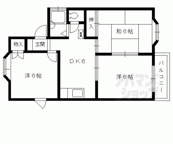 【コートプロヴァンス】間取