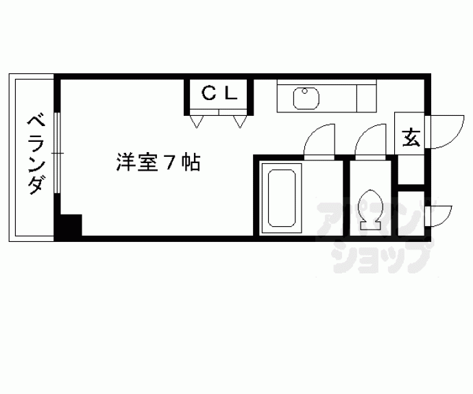 【ノアーズアーク観月橋】間取