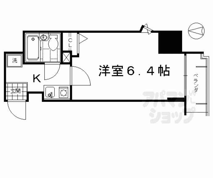 【エスリード京都駅前】間取