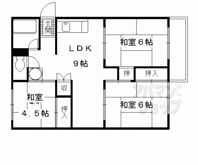 【下板橋住宅】間取