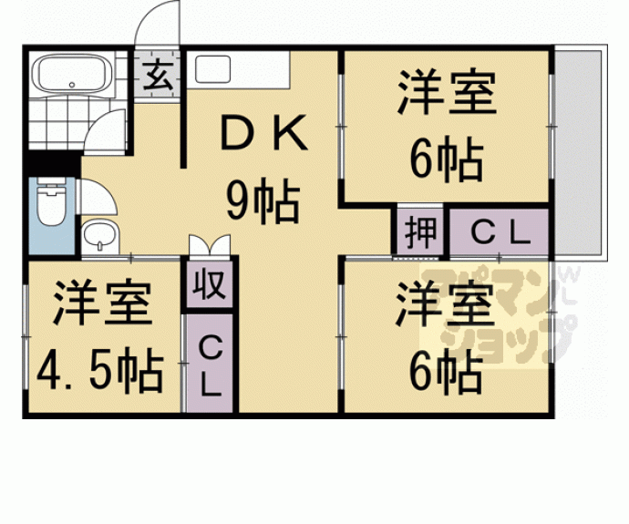 【下板橋住宅】間取