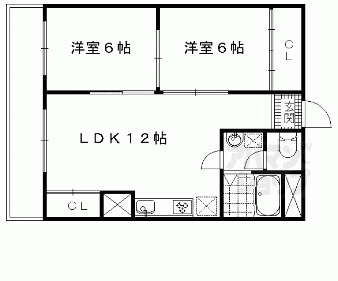 【ハイツ青風】間取