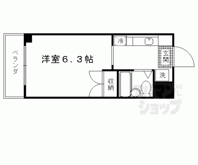 【シフォン神泉苑】間取