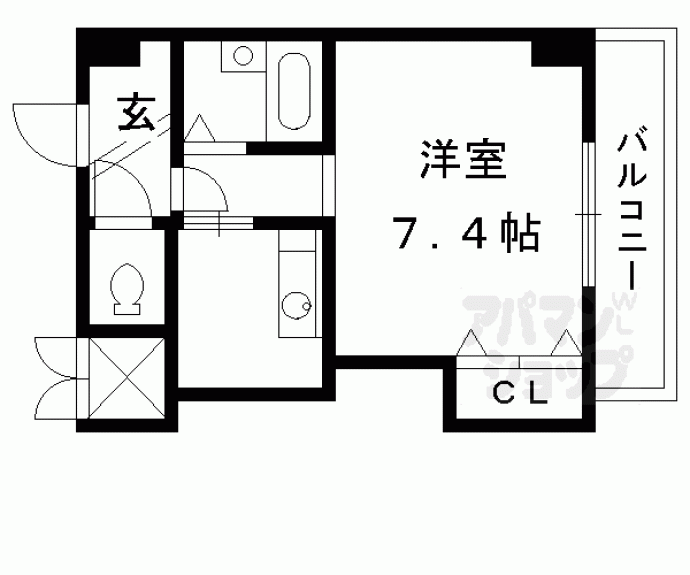 【エスペランサ伏見】間取