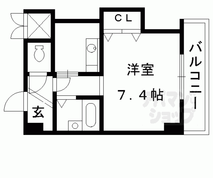 【エスペランサ伏見】間取