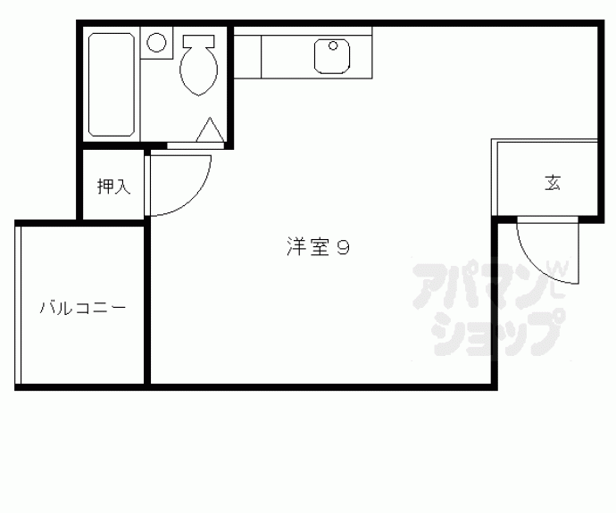 【サンアヴェニュー墨染】間取