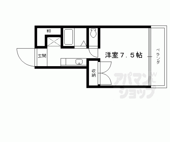 【エスポワール丹下】間取