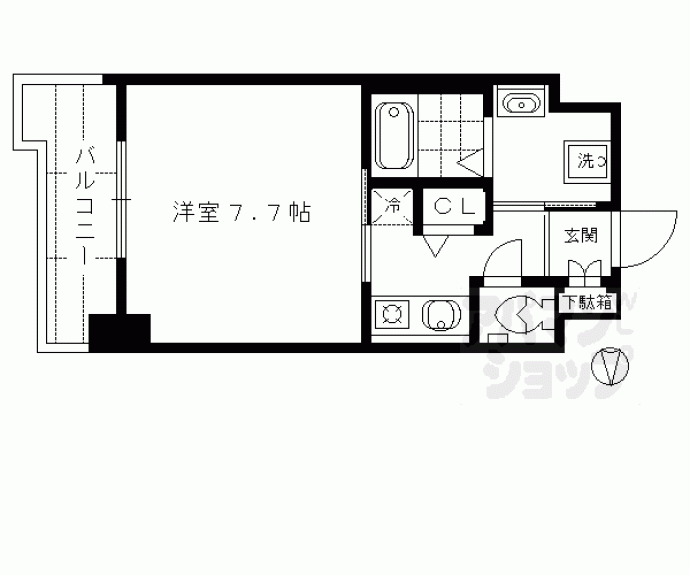 【ベラジオ京都駅東】間取