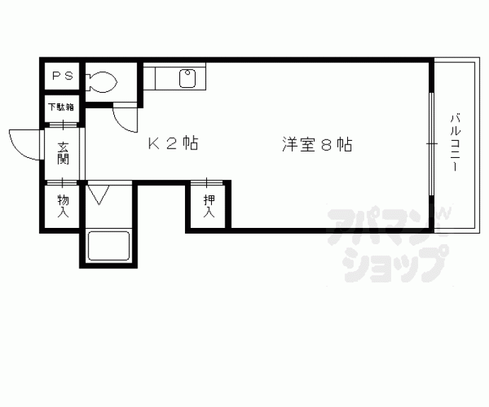 【フレーヴァー深草Ⅱ】間取