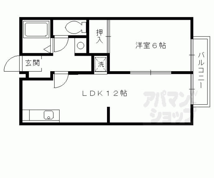 【リヴェール桃山　壱番館・貳番館】間取