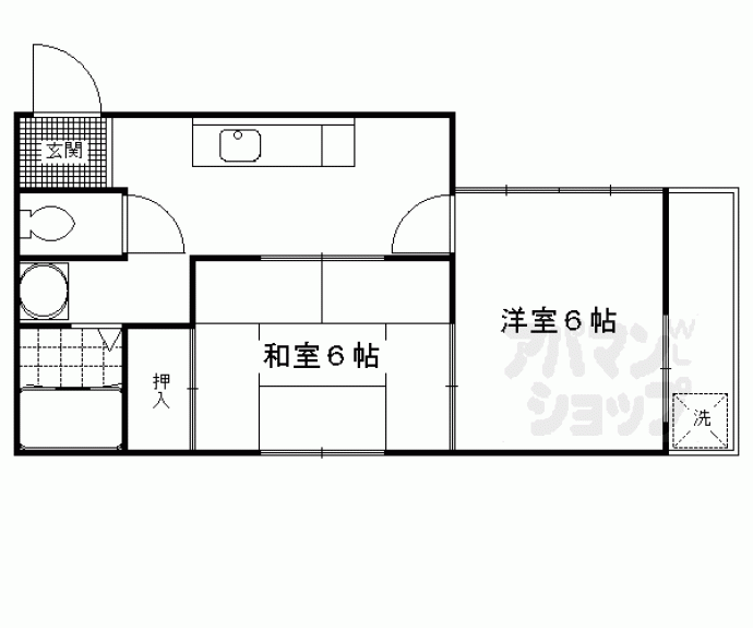 【田中マンション】間取