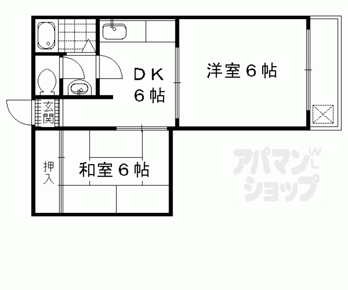 【田中マンション】間取