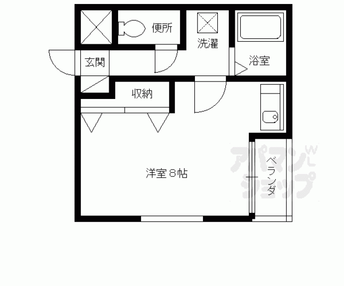 【セジュール西出】間取