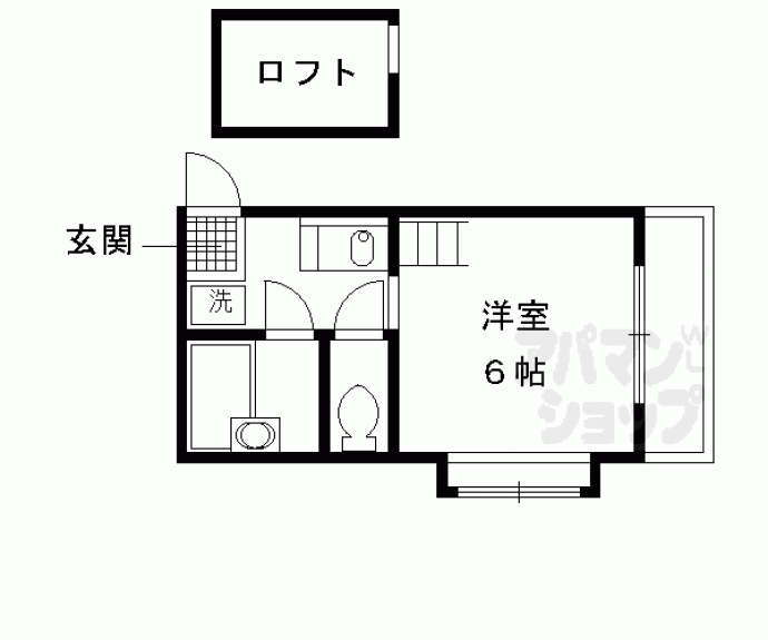 【ハイツ白銀】間取