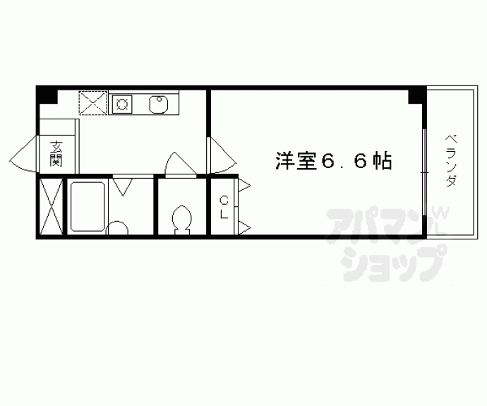 【コンフォート桃山】間取