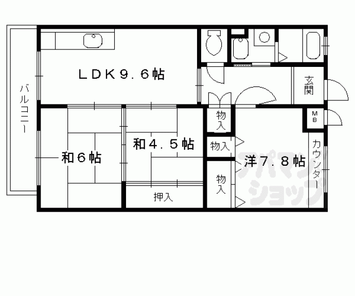 【グリーンハイツ正宗】間取