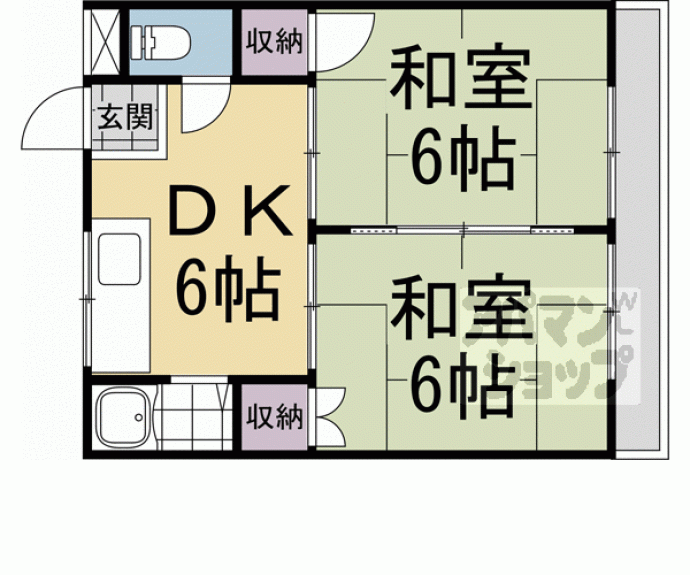 【さかもとハイツ】間取