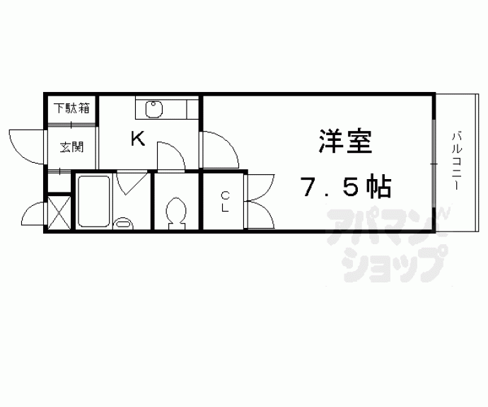 【プロシード桃山】間取