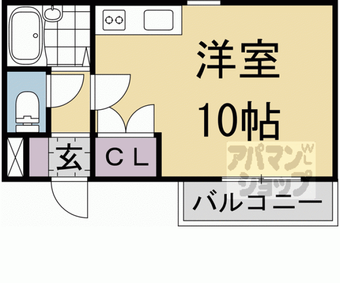 【メゾンマンケンⅠ】間取