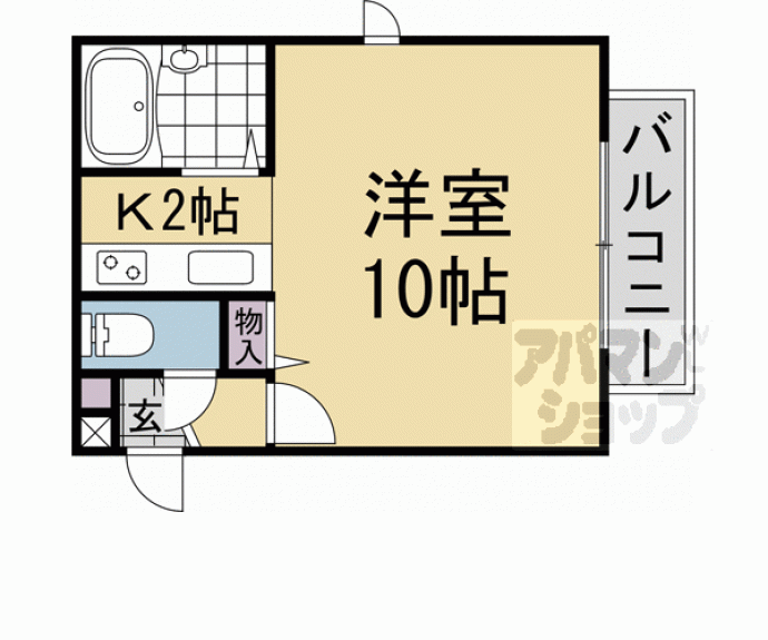 【メゾンマンケンⅠ】間取