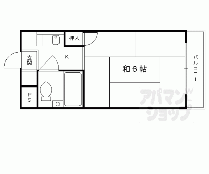 【ユージー丹波橋】間取