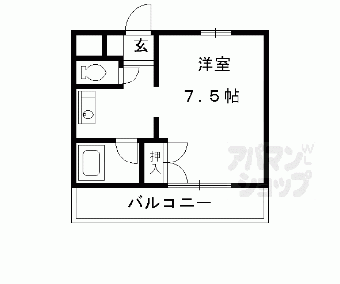 【エルデ観月橋】間取