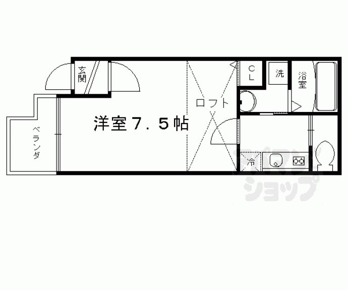 【ＡＵＲＡ京】間取