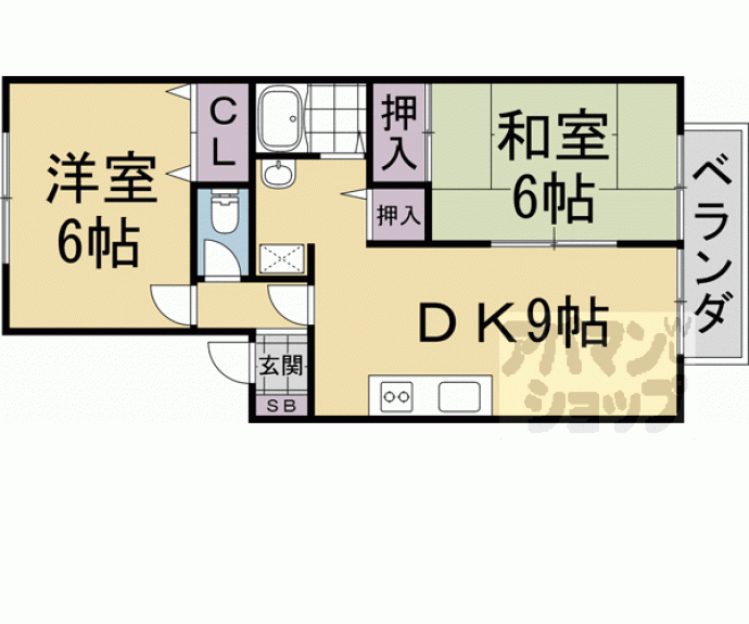 【ジュネスハイカムール】間取