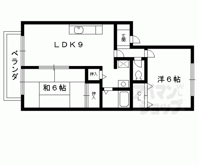 【ジュネスハイカムール】間取