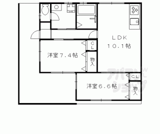 【西院春栄町貸家】