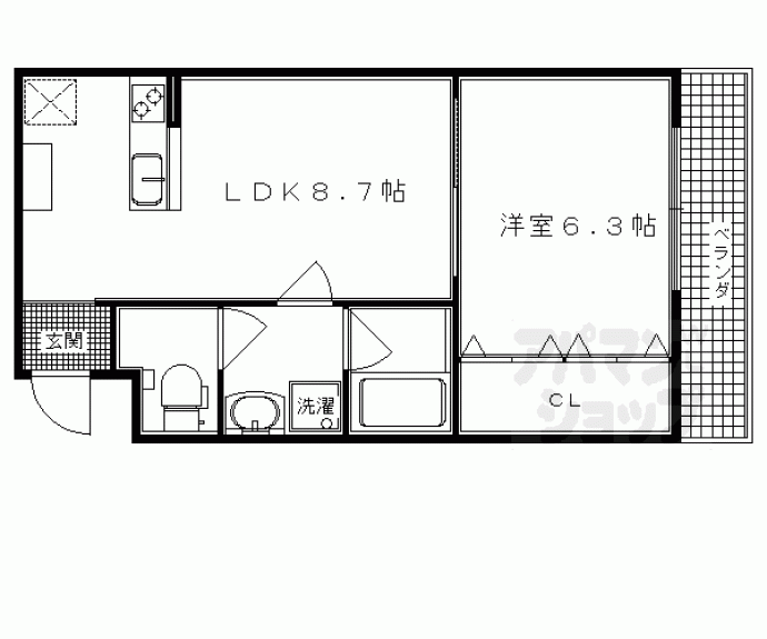 【シャルレ１２番館】間取