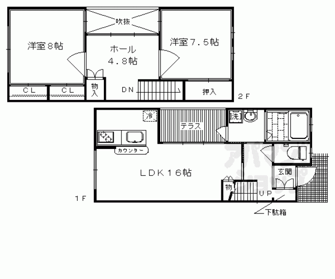 【メゾン・フォンティーヌ】間取