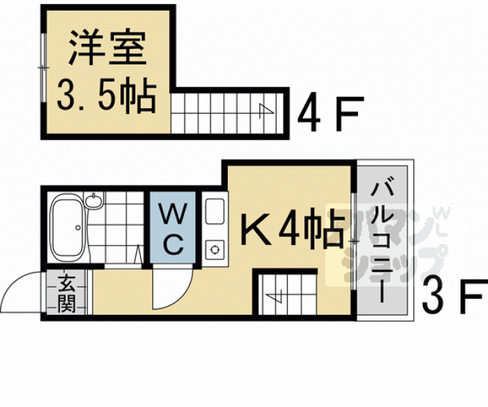 【ファミリエ桂】間取