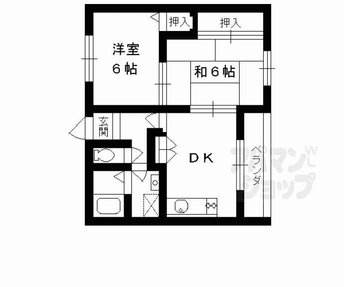 【リッシェ嵐山】間取