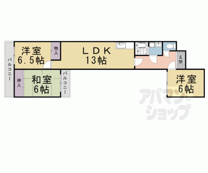 【イストワール林】間取