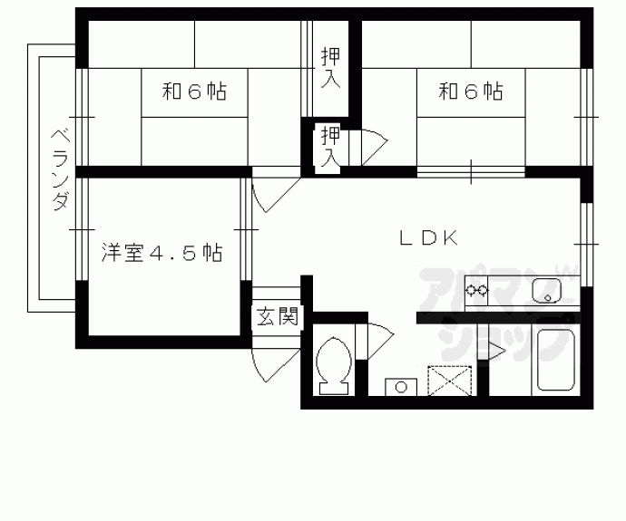 【ウインディア春日】間取