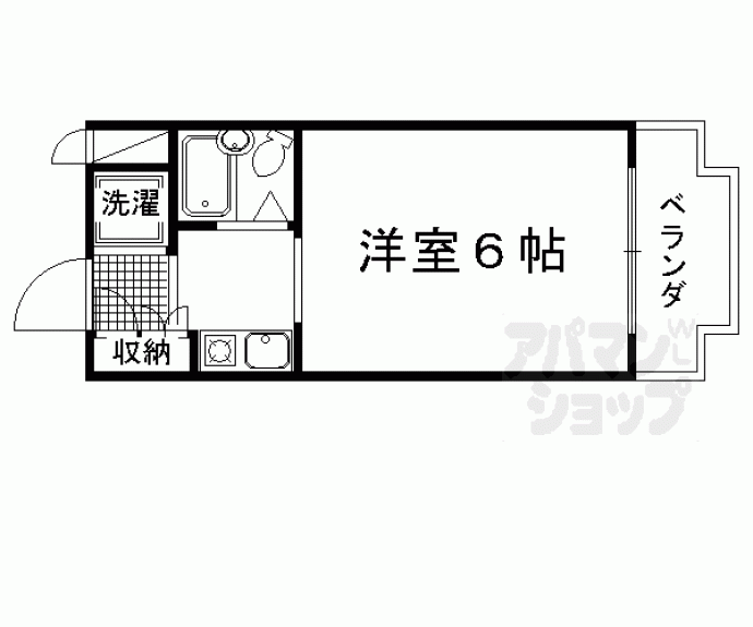 【コモリスター桂】間取