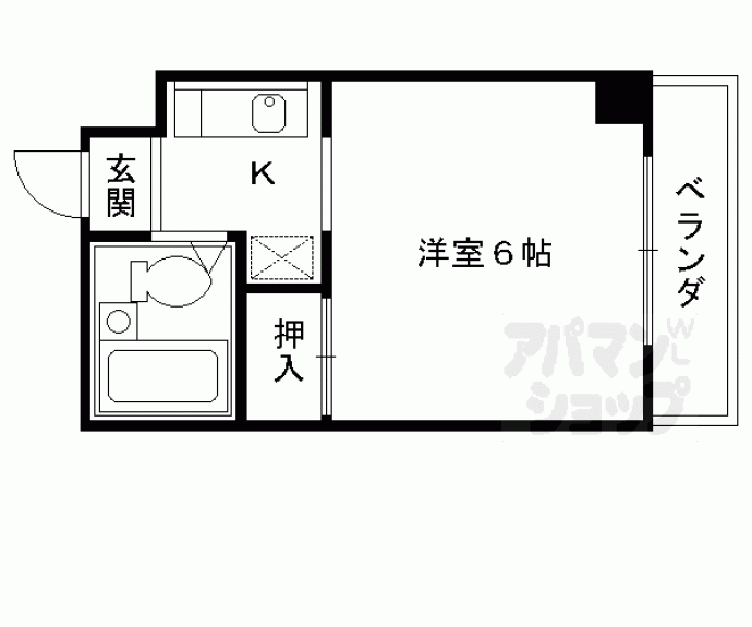 【ハイツ岡本】間取