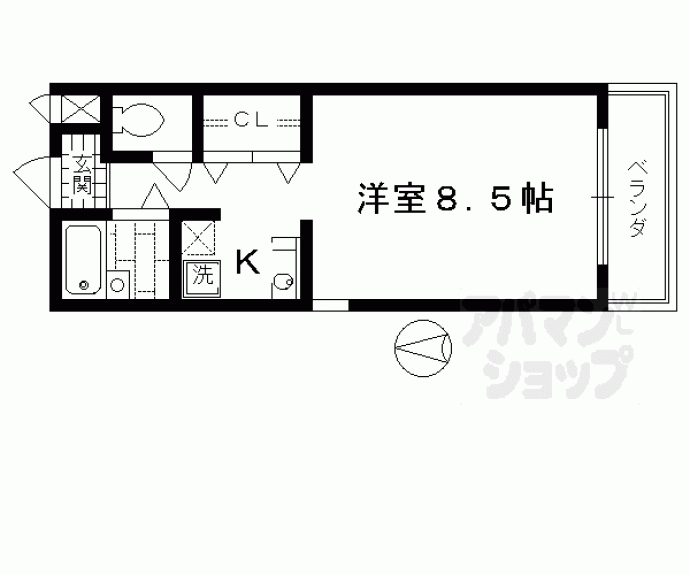 【セリバ中久世】間取