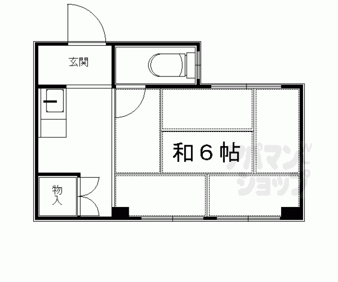 【今出川マンション】間取