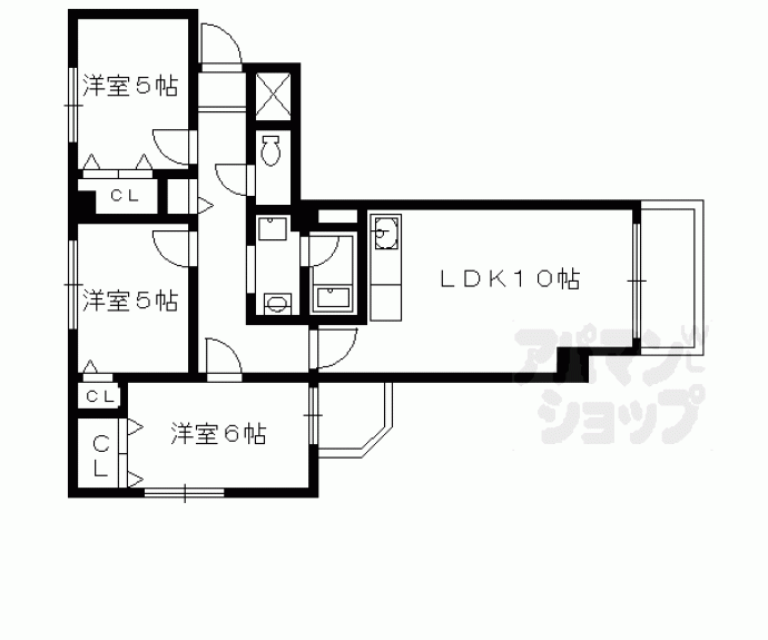 【ブエナビスタ嵐山】間取