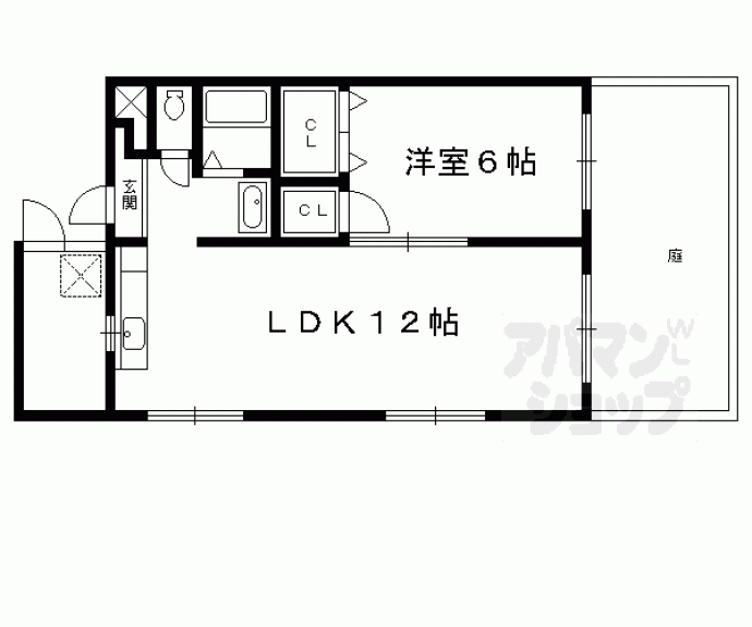 【秀保マンション】間取